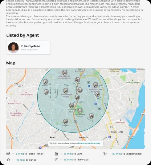 Will I Be Displayed as the Listing Agent for My Properties?